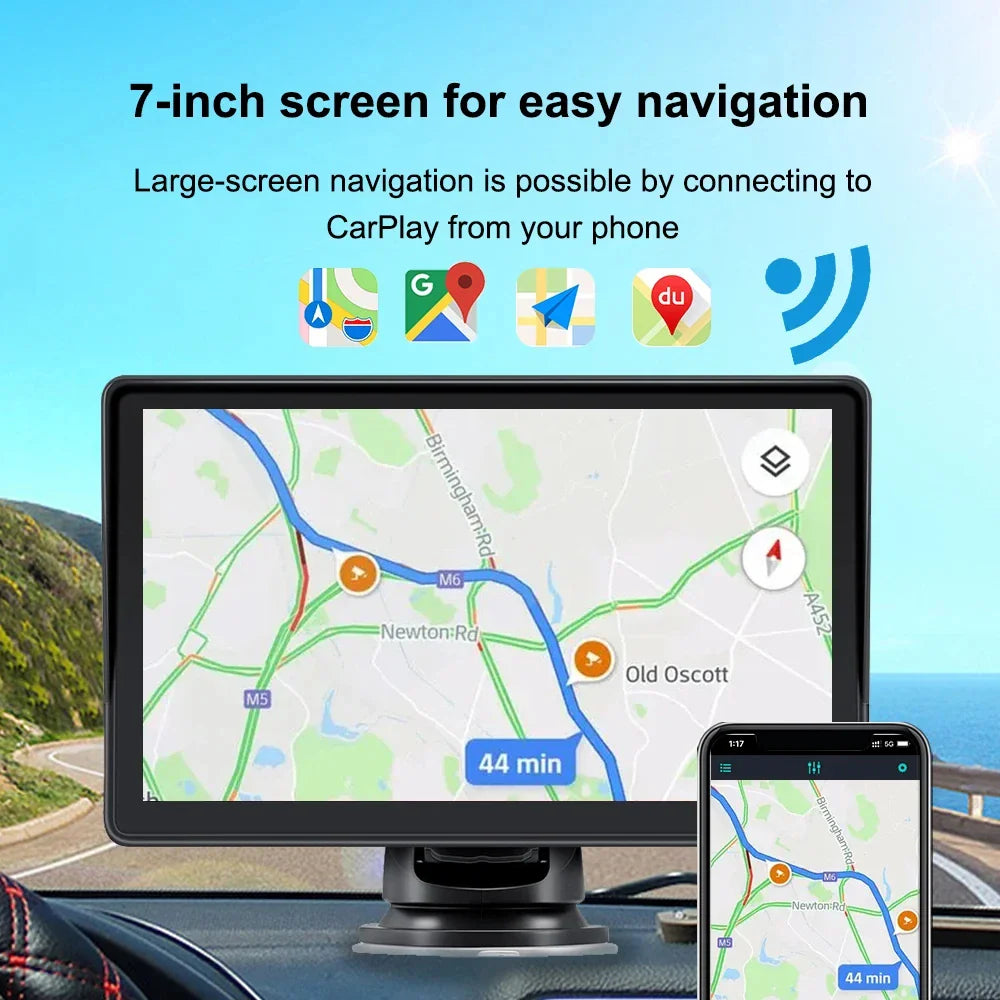 TuneMaster Universal Touchscreen Car Dashboard Panel