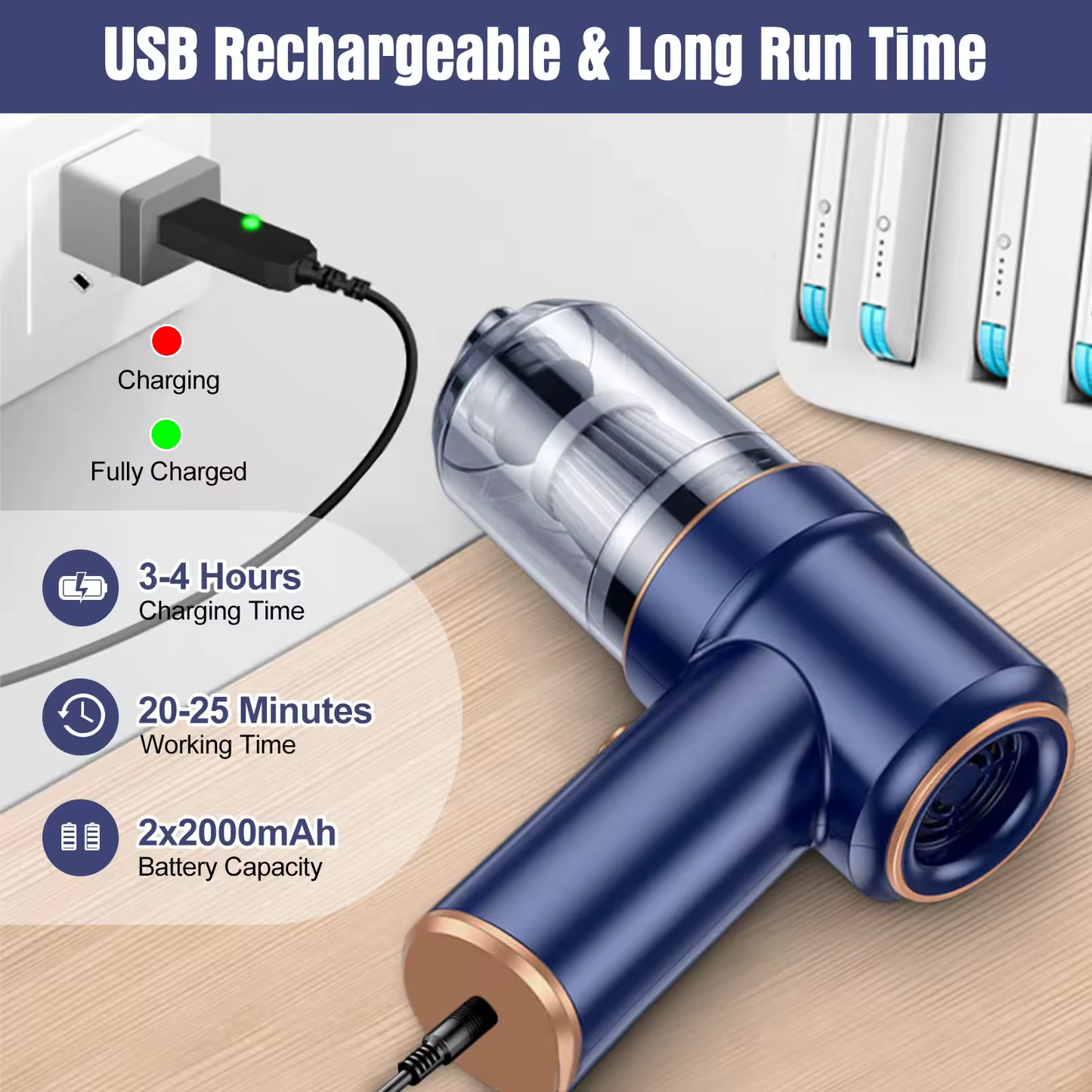 TuneMaster Mini Air Duster Vacuum Cleaner